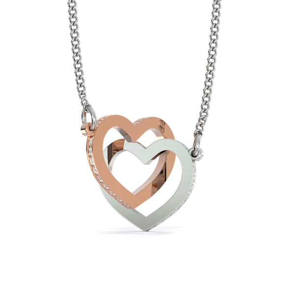 Beautiful Interlocking Hearts Necklace